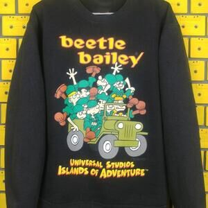 1998 Beatle Bailey American Comic Strip Universal Studios Kin Sweatshirt